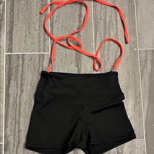 Tiger Friday Dance Shorts with tie accent